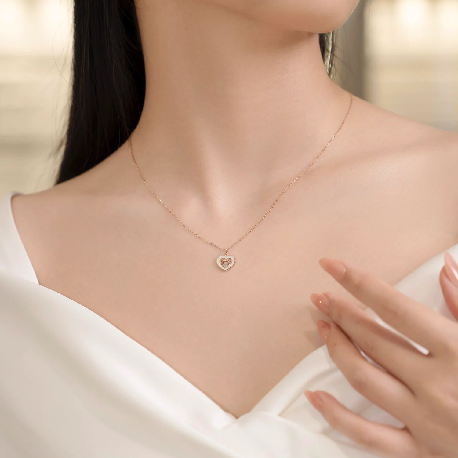 Dây Chuyền Vàng 18K DCZ009 Huy Thanh Jewelry