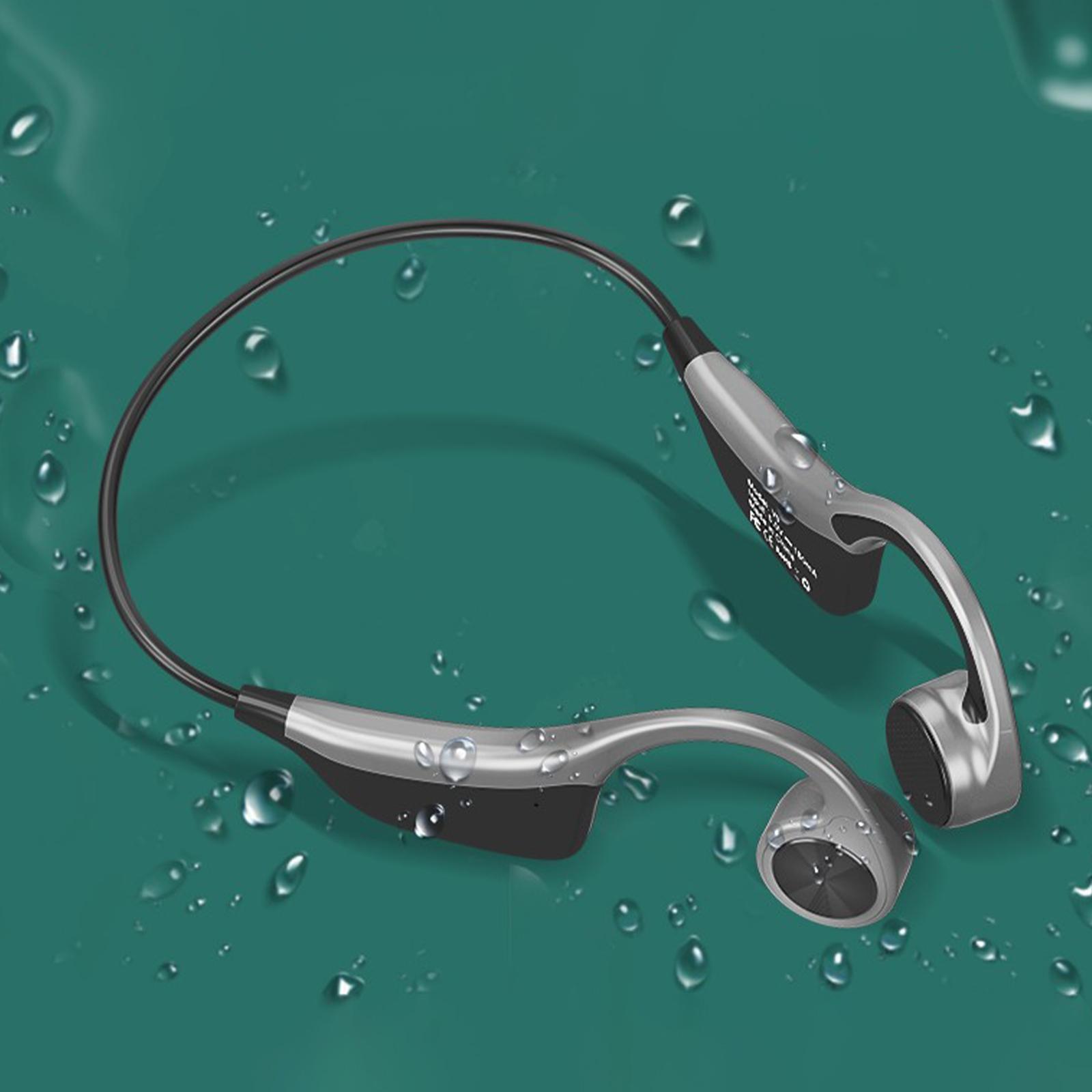 Bone Conduction Headphones 8G RAM Open-Ear Sweat-Resistant Earphones for Running Workout