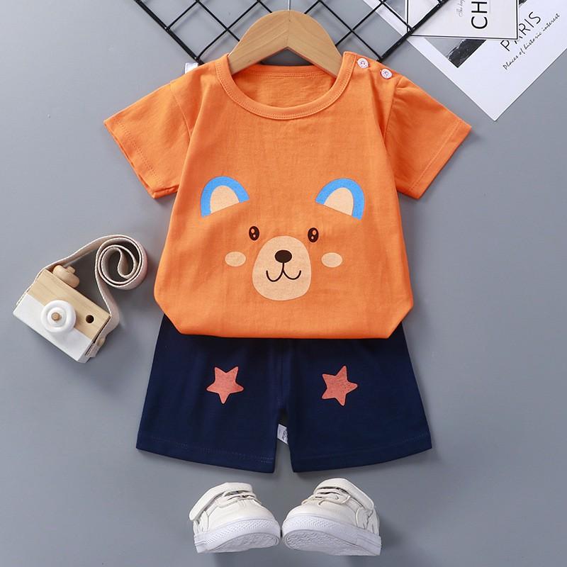 Bộ cộc tay hot mùa hè siêu mát cho bé hàng quảng châu đẹp