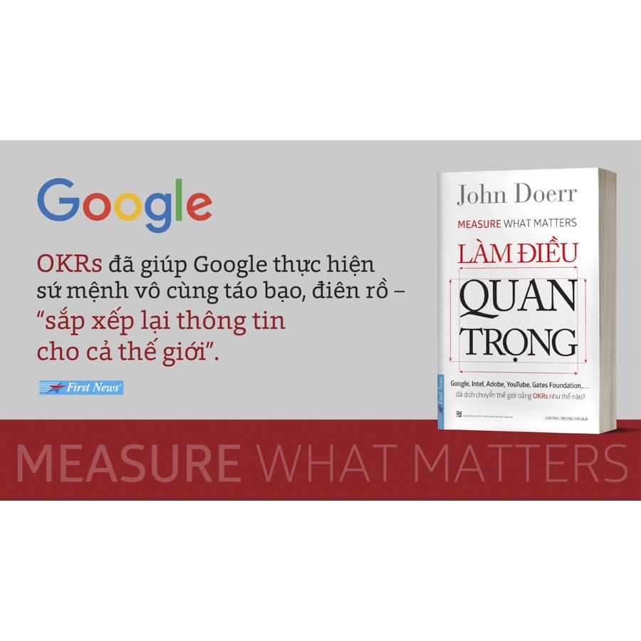 Sách - Combo Làm Điều Quan Trọng + Tứ Đại Quyền Lực - First News