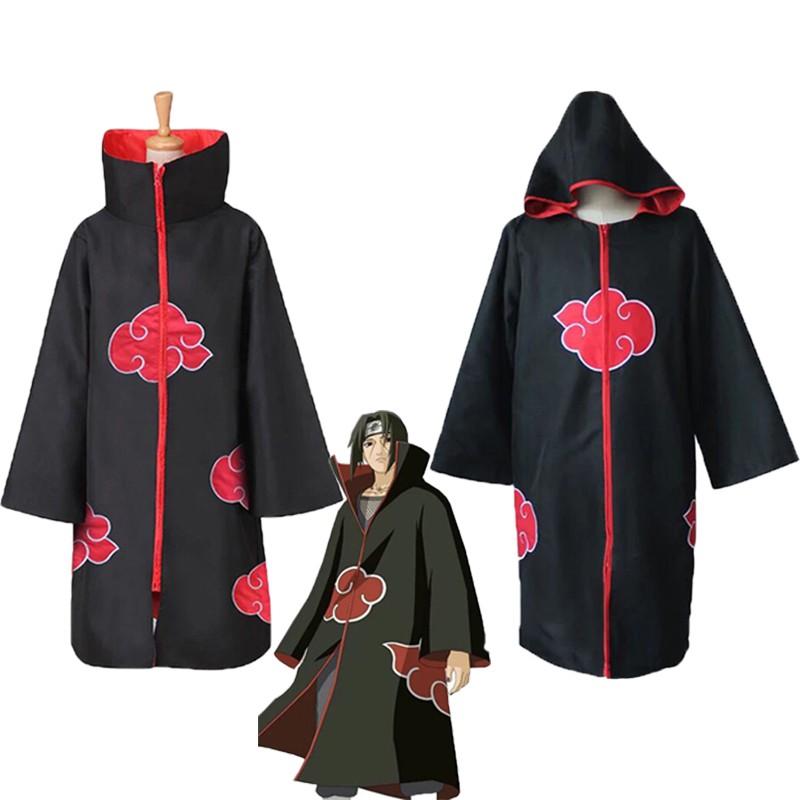 XẢ KHO - Áo Choàng Hóa Trang Nhân Vật Anime Akatsuki Itachi - mẫu mới