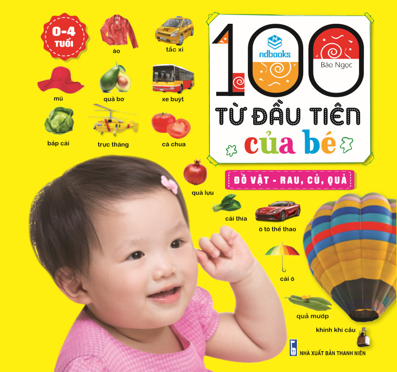 100 từ đầu tiên của bé (0-4 tuổi) - Đồ vật- Rau, củ, quả