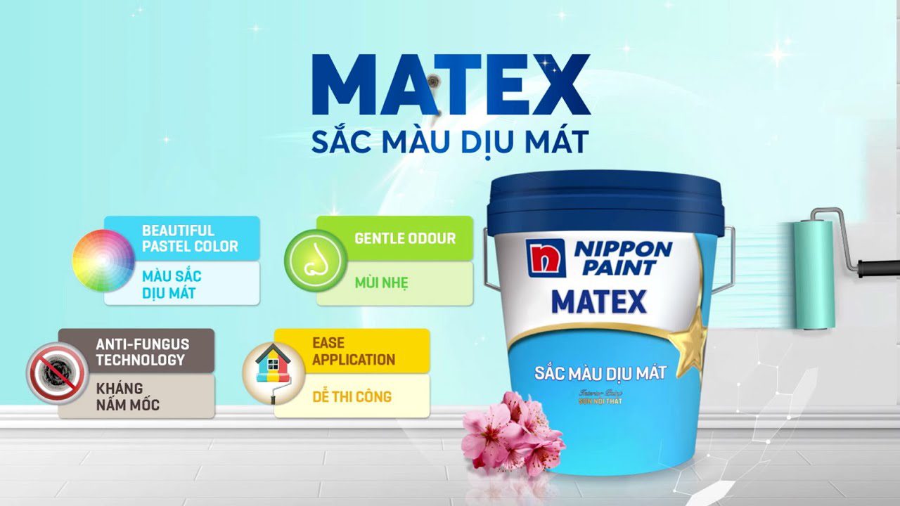 Sơn nội thất Matex Sắc Màu Dịu Mát (MÀU TRẮNG)