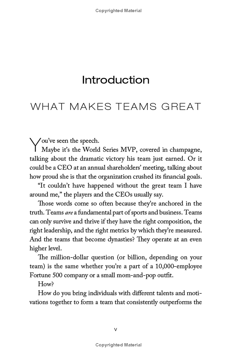 Lead Any Team To Win: Master The Essential Mindset To Motivate, Set Priorities, And Build Your Own Dynasty