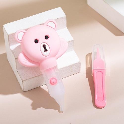 Dụng Cụ Hút Mũi An Toàn Cho Bé Silicon Hình Gấu Tiện Lợi Cho Bé