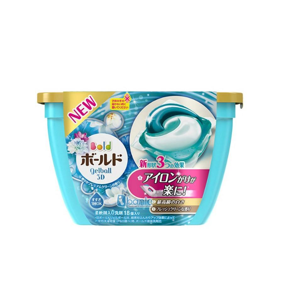 VIÊN GIẶT XẢ NHẬT GELBALL 3D DÙNG CHO MÁY GIẶT THƠM LÂU