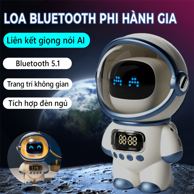 Loa phi hành gia AI kèm giọng nói thông minh, công nghệ hiện đại - D1577