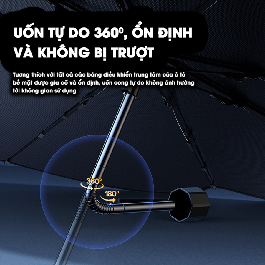 Ô che nắng kính trước Ô tô Remax SZZY03-F103 cản 99% tia UV, giảm nhiệt độ bên trong xe khi trời nắng - Hàng chính hãng