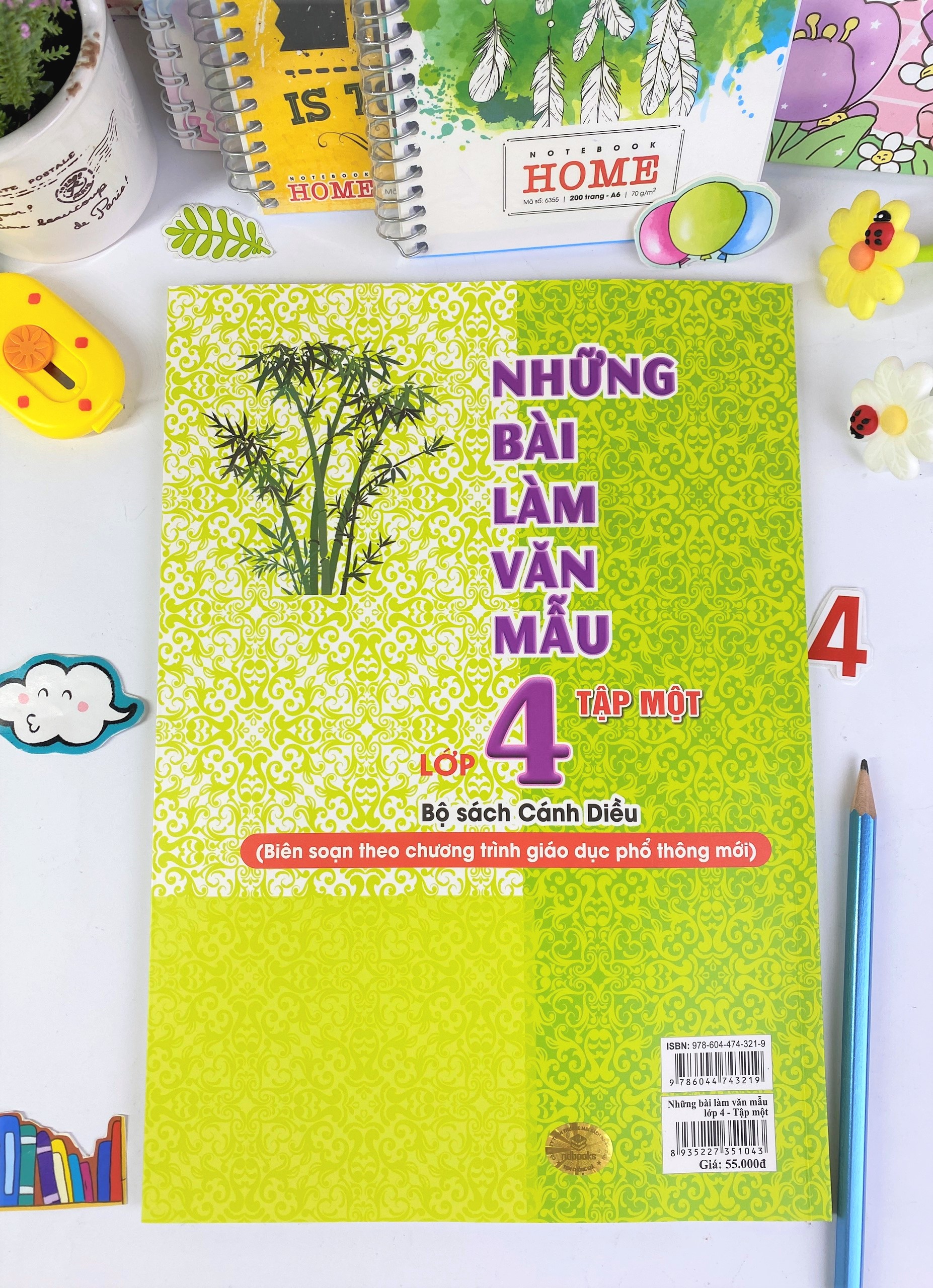 Sách - Những Bài Làm Văn Mẫu Lớp 4 - Biên soạn theo chương trình GDPT mới - Cánh Diều - ndbooks