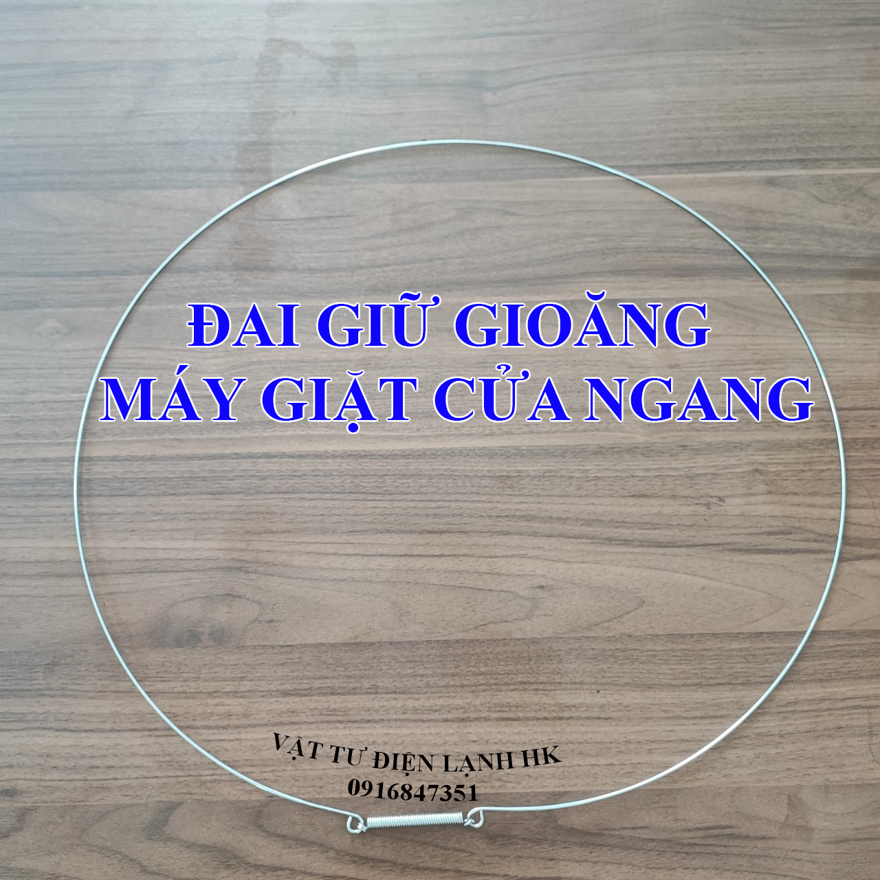 Đai giữ gioăng cao su cánh cửa máy giặt lồng ngang - Đai siết ron mg cửa trước - xiết zoang