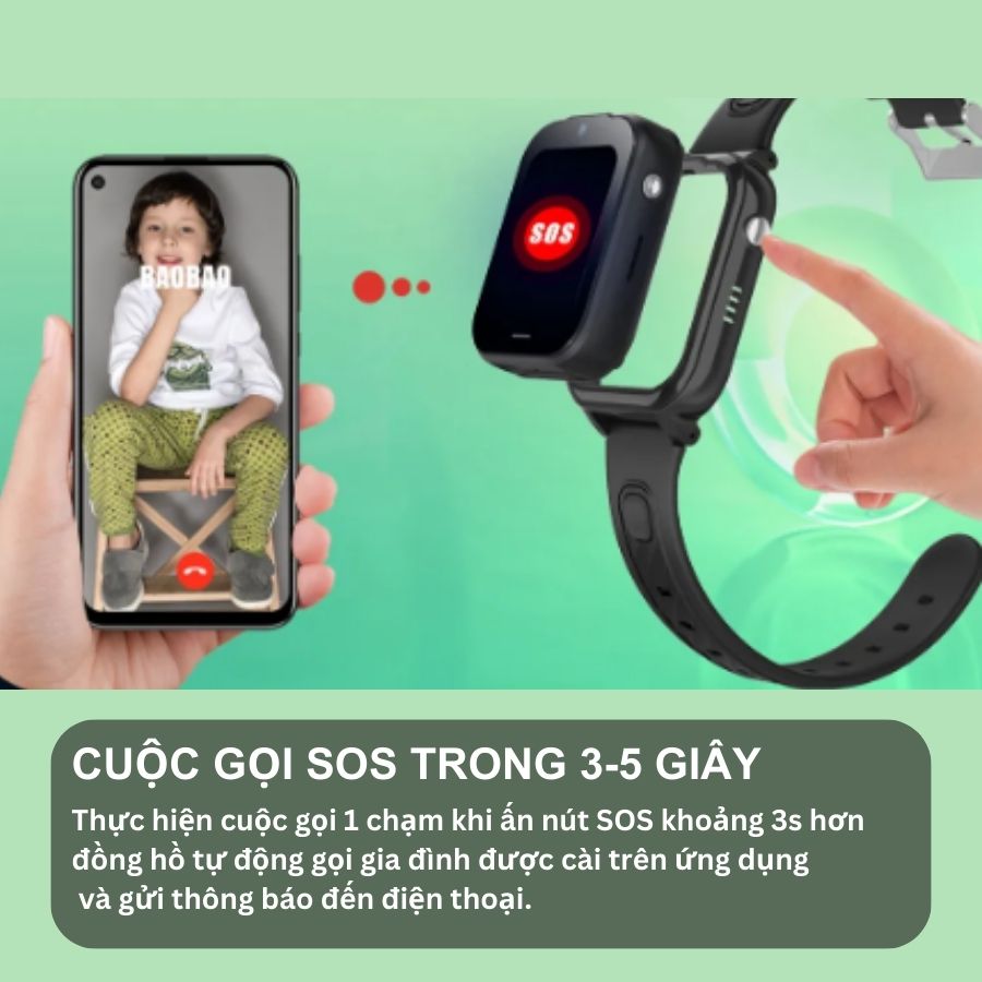 Đồng hồ thông minh định vị trẻ em Wonlex KT28 - Thiết bị đeo tay quan sát trẻ hỗ trợ videocall và nghe gọi 2 chiều - Hàng nhập khẩu