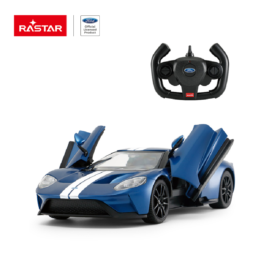 Đồ Chơi Xe Điều Khiển 1:14 Ford Gt Có Thể Mở Cửa Xanh Dương RASTAR R78100/BLU