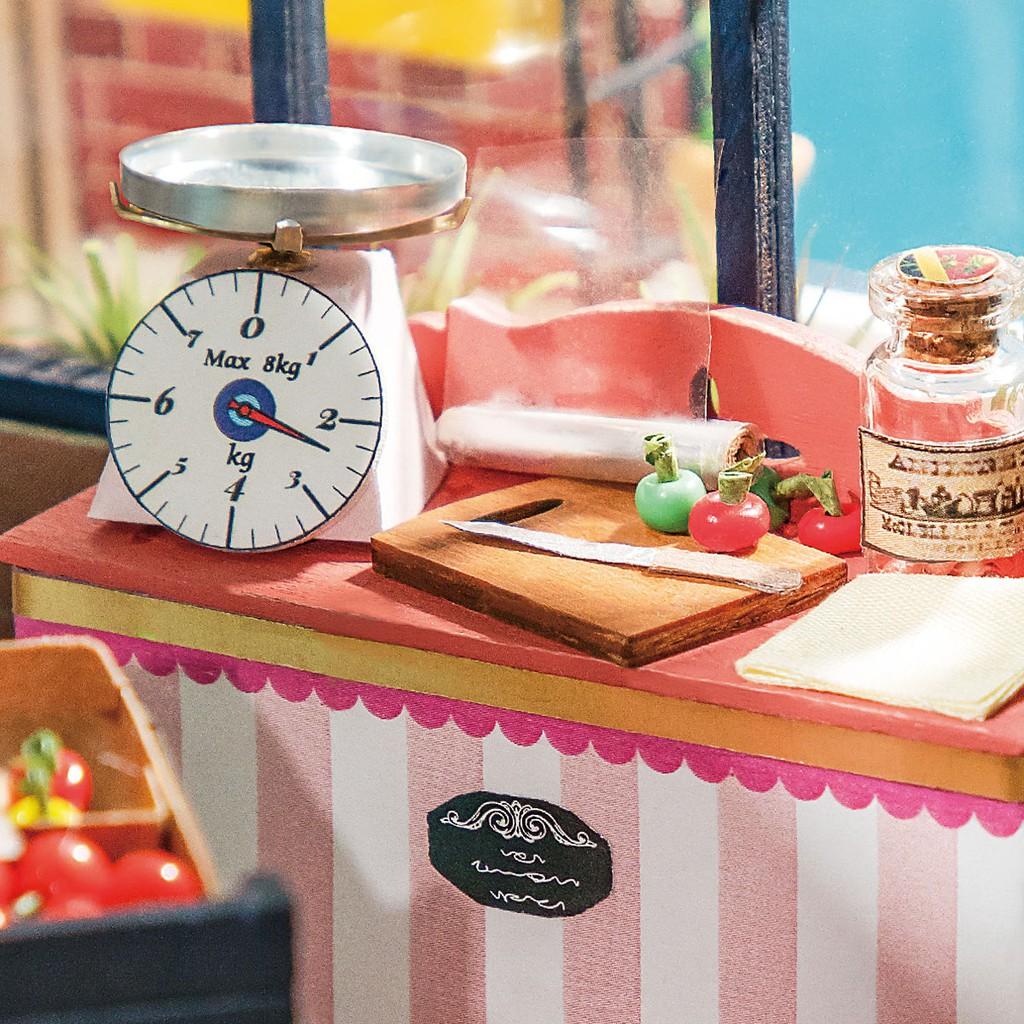 Mô hình nhà DIY Doll House Carl’s Fruit Shop DG142 Vegetable Market Miniature