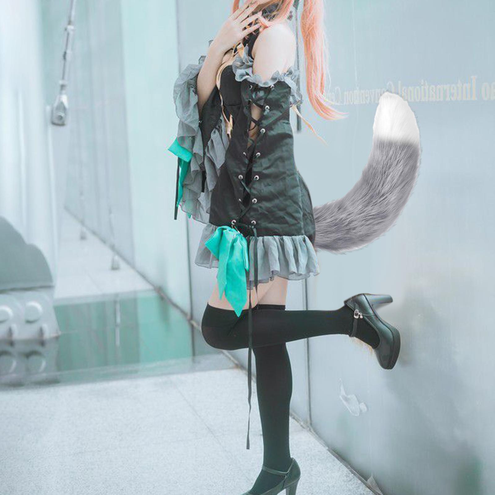 Faux tail, Furry fox Puppy Costume tail for Costume Accessories Props Cosplay Party