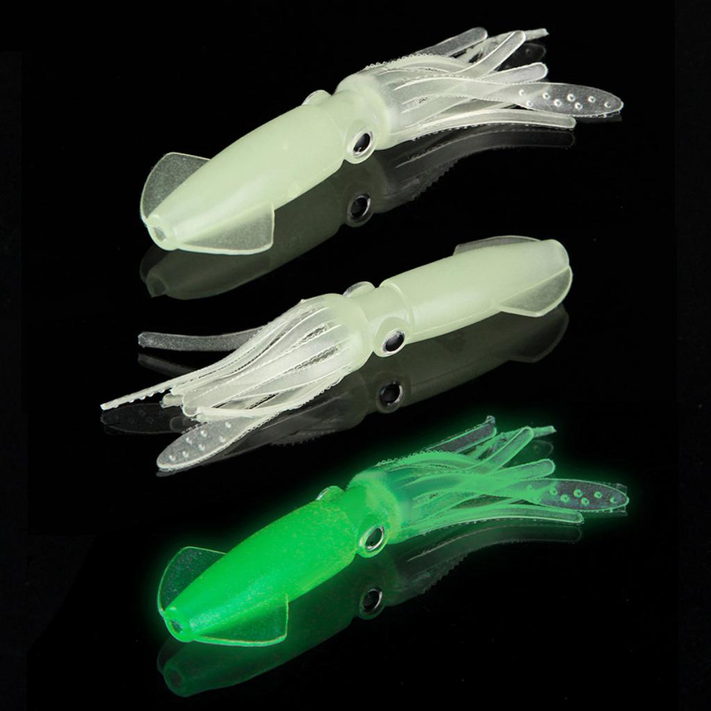 2Pcs Fishing Soft Artificial Bionic Squid Skirts Lures Baits Tackles - 8.5g
