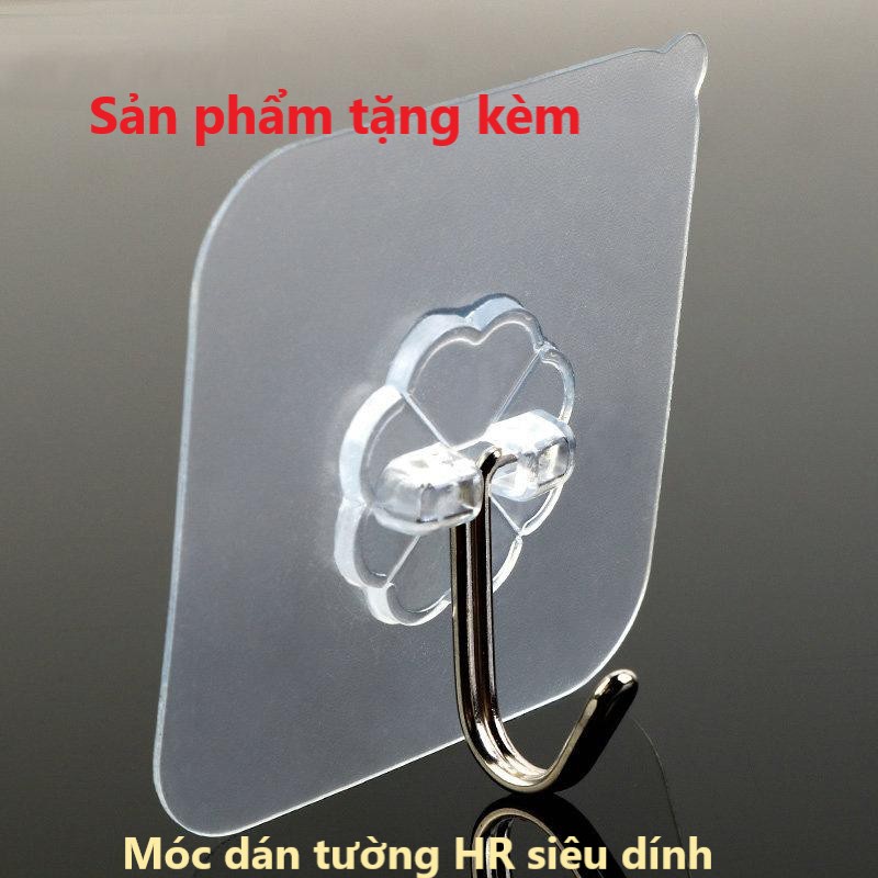 Combo 2 móc treo đồ xếp gọn ( Giao màu ngẫu nhiên) - Tặng móc dán siêu dính HR