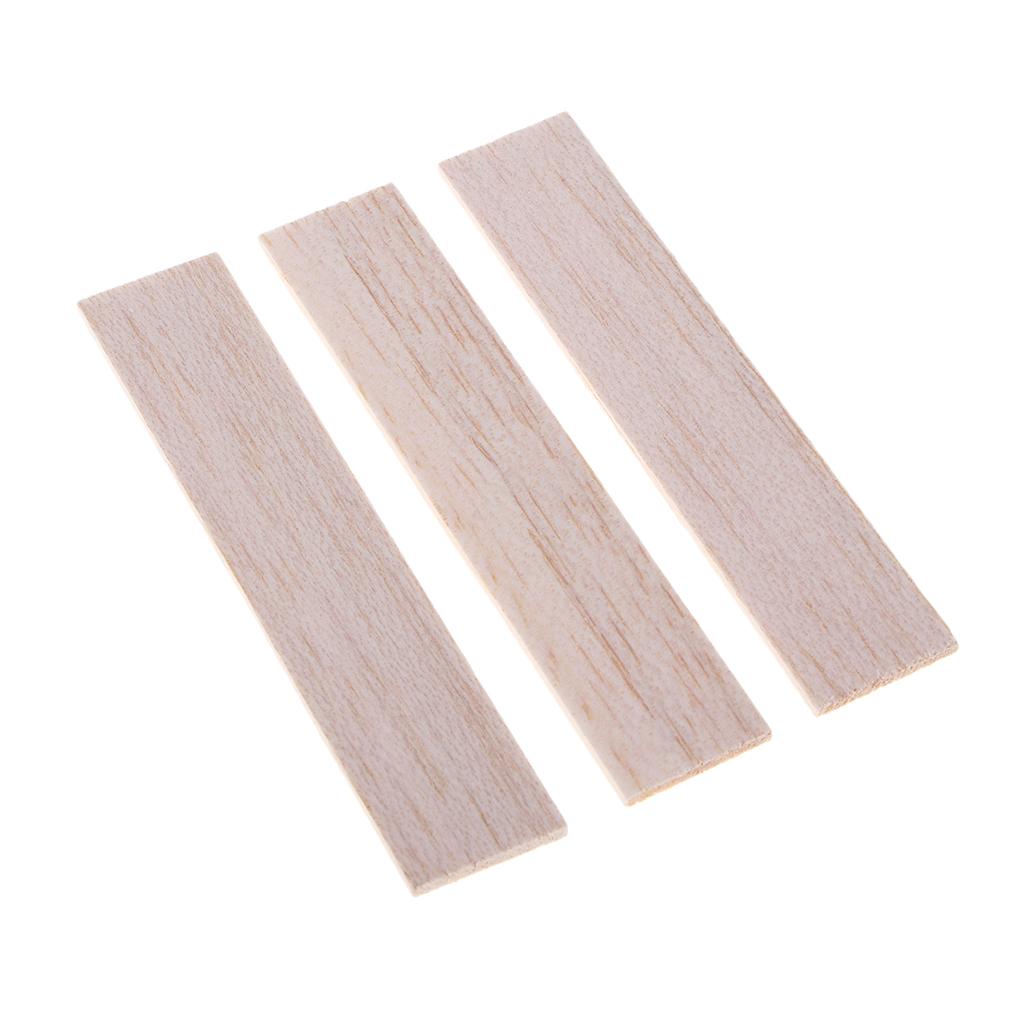 Natural Round Balsa Wood Woodcraft Flat Sticks Dowel