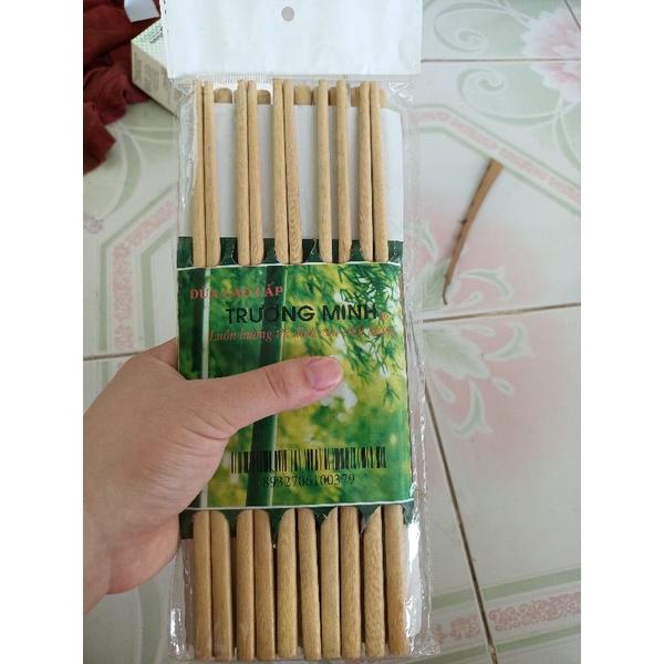 10 đôi đũa gỗ cao cấp tự nhiên