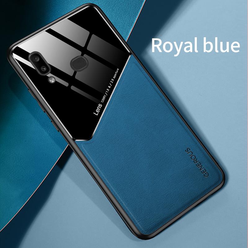 Ốp Lưng Da Pu + Kính Cường Lực Cho Xiaomi Redmi 8 8a 9 9a 9c K30 Pro 10x Pro