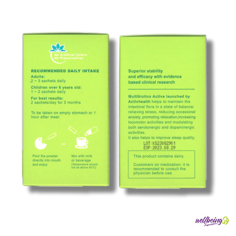 Thức Uống Dạng Bột ActivHealth Multibiotics Active Duy Trì Hệ Vi Khuẩn Đường Ruột, Hỗ Trợ Giải Tỏa Căng Thẳng, Bổ Sung Năng Lượng Cho Cơ Thể
