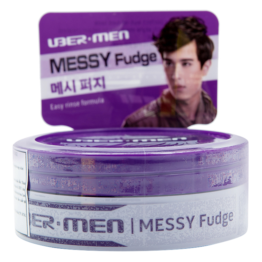 Sáp Vuốt Tóc Tạo Nếp Tóc Dựng Và Phá Cách Ubermen Messy Fudge (70g)