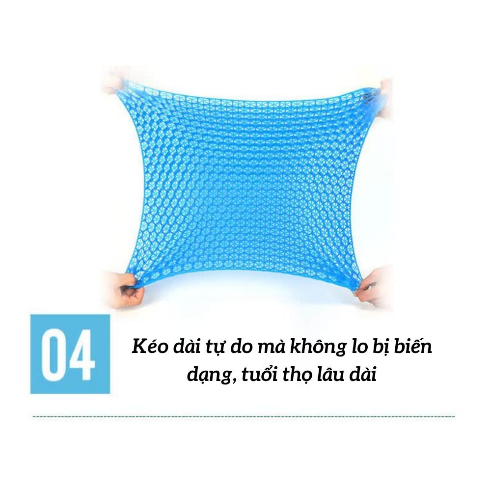 Đệm gel ngồi văn phòng , đệm gel ngồi xe hơi lưới 3D thoáng khí tuần hoàn máu TIME HOME