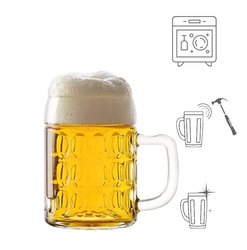 Ly Bia Có Quai Cao Cấp Stölzle Kaiser Beer Mugs 300ml - Dễ Dàng Làm Sạch Bằng Máy Rửa Chén - Phù Hợp Cho Các Quán Bia Thủ Công