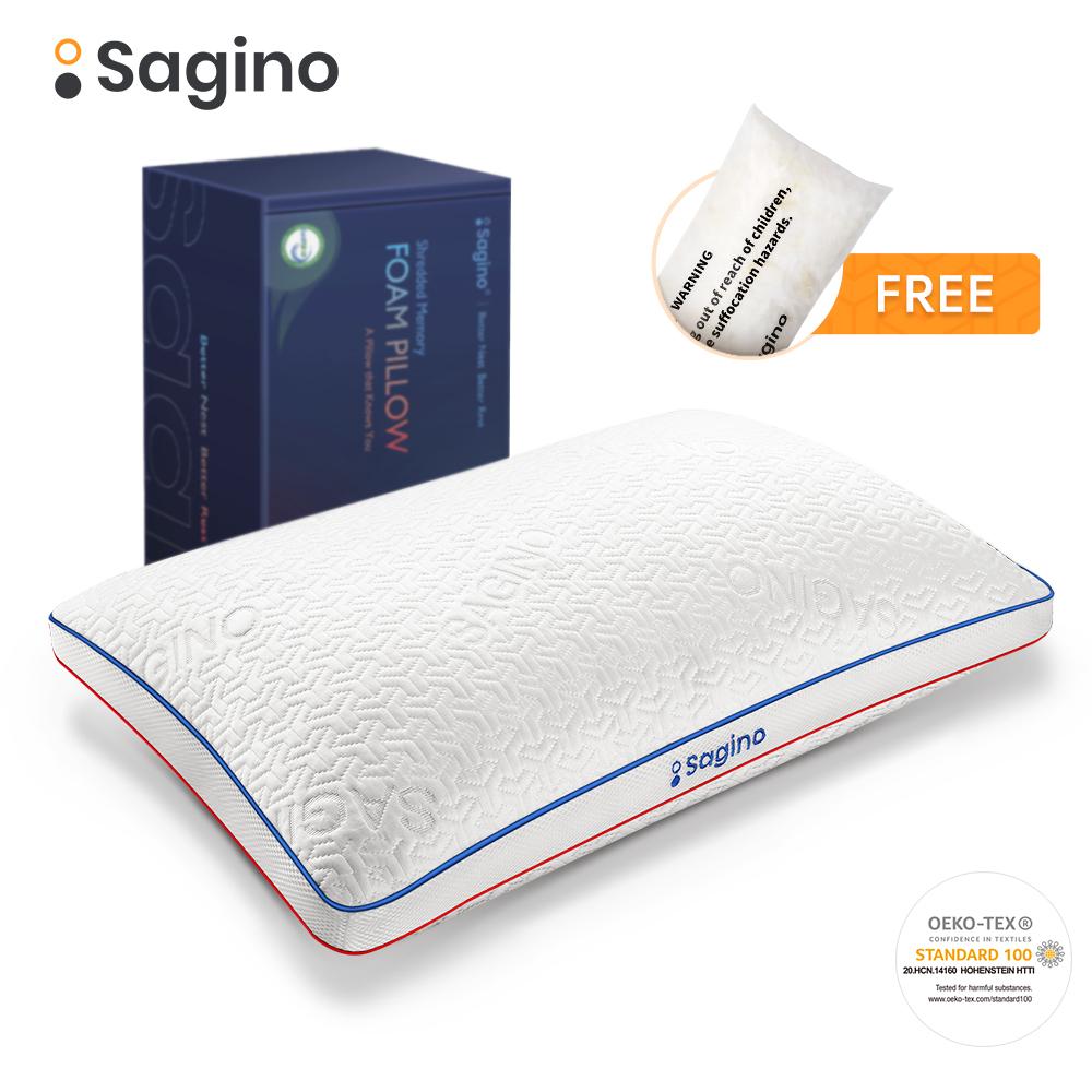 Sagino Mút Gối Mềm Mịn Làm Mát Gối Đàn Hồi Chậm Thoải Mái Ngủ Gối Chăn Ga Gối Cojines Подушка