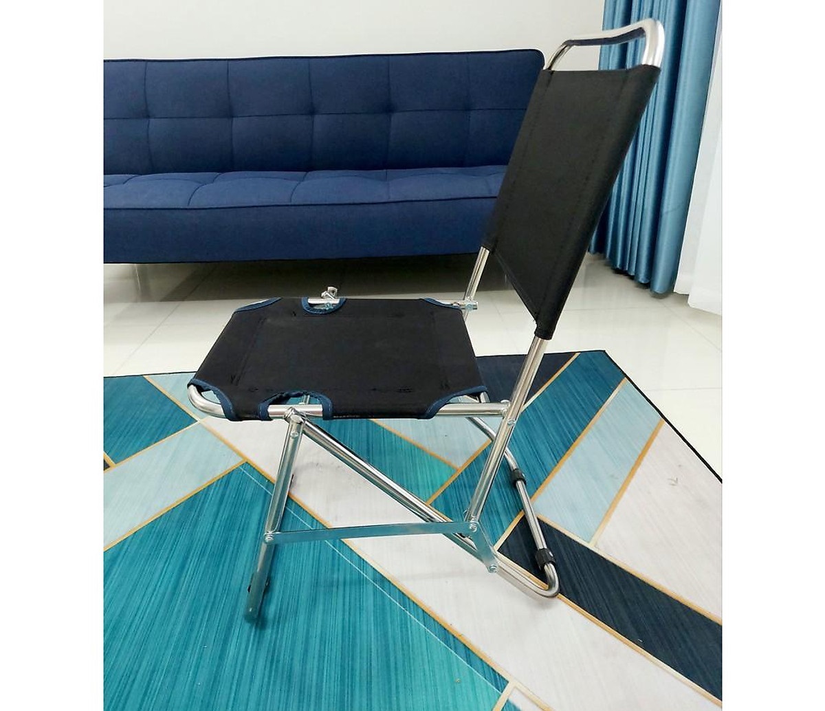 Ghế xếp inox ngồi cà phê câu cá trà chanh gia re