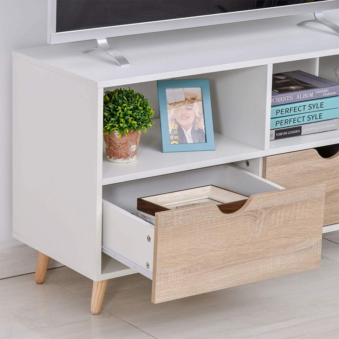 Kệ gỗ tivi phòng khách SMLIFE Teito