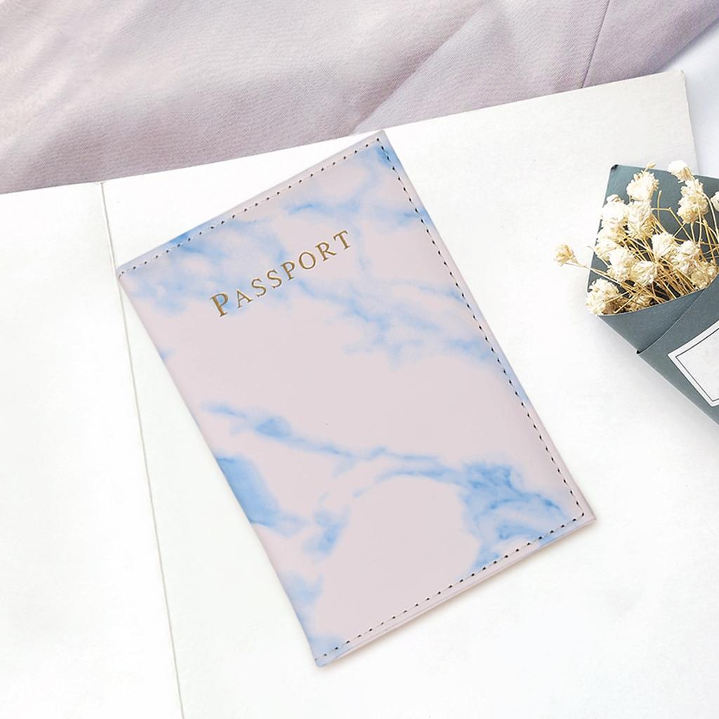 Travel Passports Holder Holder Case Blue