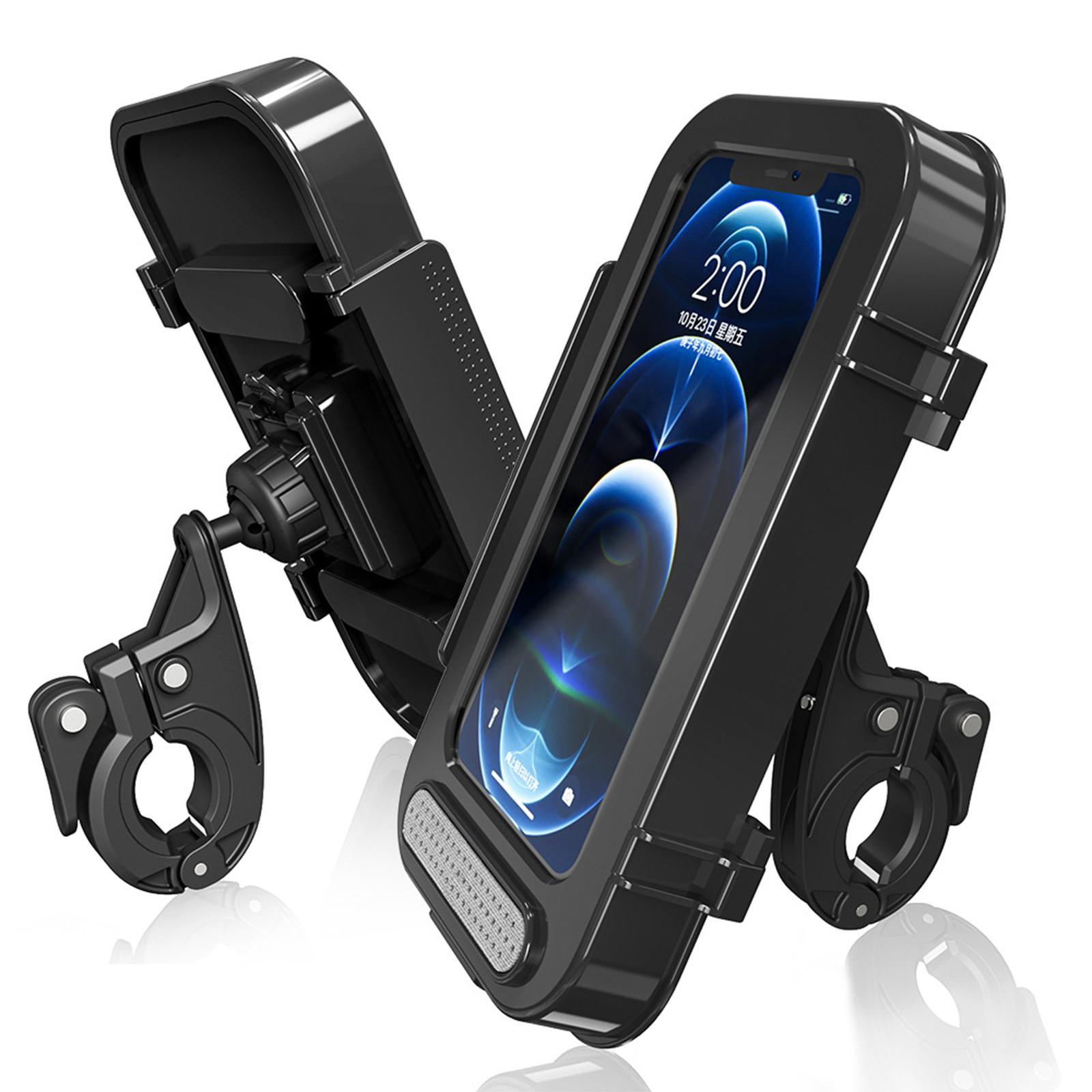 Waterproof  Motorcycle Handlebar Phone Holder Storage Case