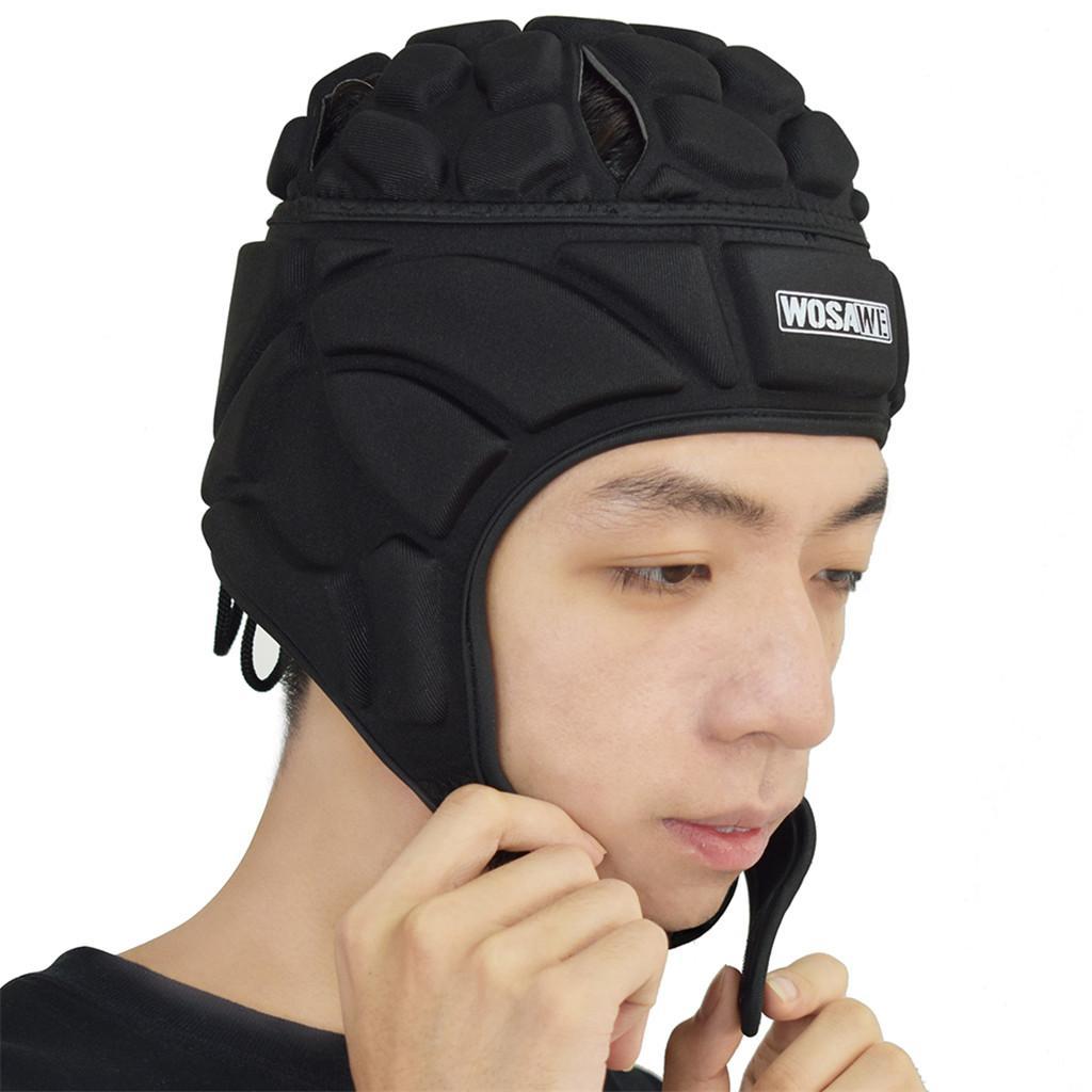 EVA Shock-proof Sports  Football Goalkeeper Rugby Head Protector M
