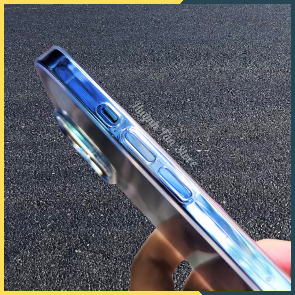 Ốp lưng trong suốt silicon GOR dành cho iphone 13 pro bảo vệ camera dẻo siêu mỏng - Hàng nhập khẩu