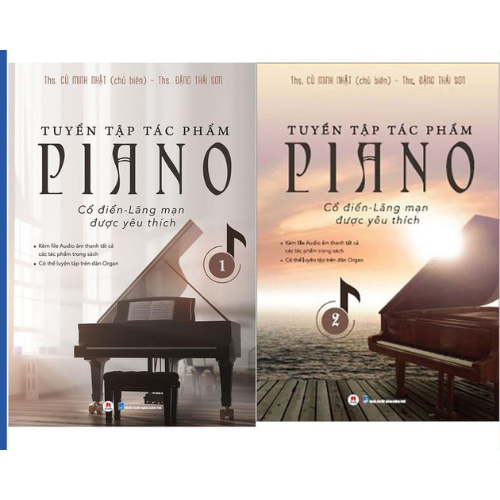 Combo 2 cuốn Tuyển Tập Piano Cổ Điển - Lãng Mạn Được Yêu Thích