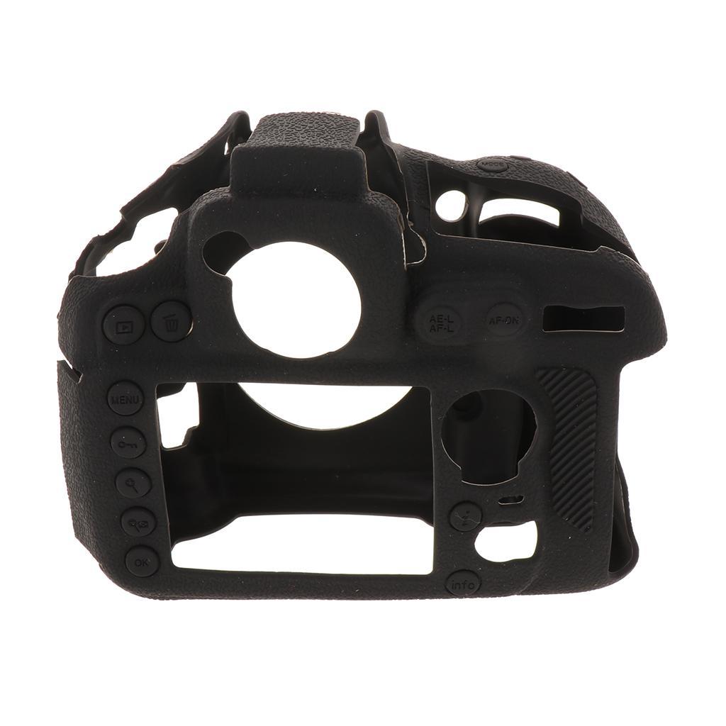Detachable Silicone Camera Protective Case Cover Shell for Nikon D810 Black