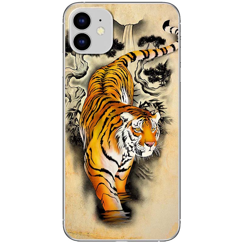 Ốp lưng dành cho iPhone 11 mẫu Cọp tranh vẽ
