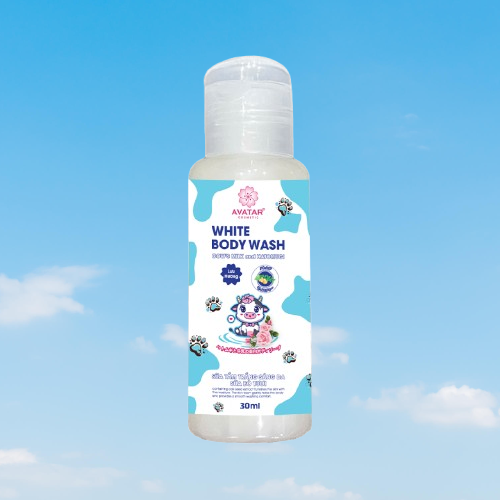 Sữa Tắm Trắng Sáng Da Sữa Bò Tươi Avatar White Body Wash 50mL