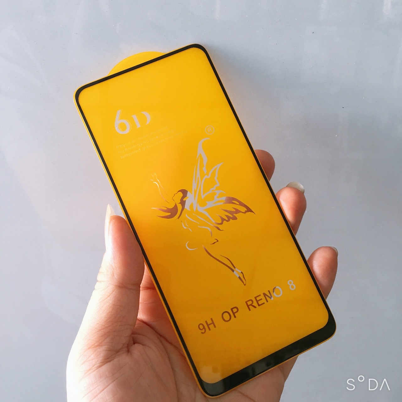 Kính cường lực dành cho Oppo Reno 8 5g full màn hình 6D thiên thần cao cấp