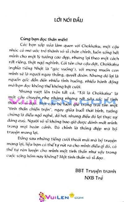 kiếm sĩ góc vuông - chokkaku chapter 1 3