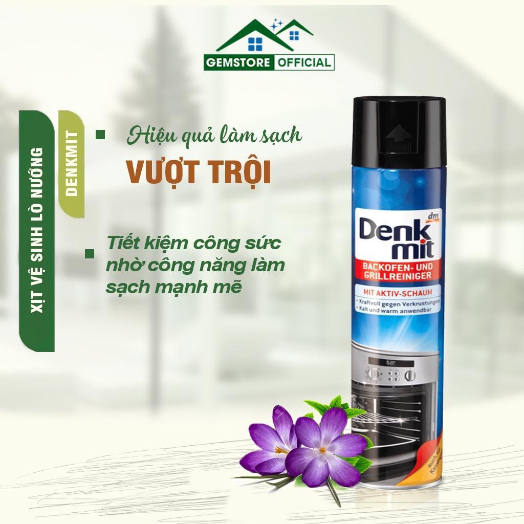 Dung Dịch Tẩy Rửa Lò Nướng, Vỉ Nướng Denkmit, Chai Vệ Sinh Bếp, Lò Vi Sóng, Dung Tích 500ml, Nhập Đức