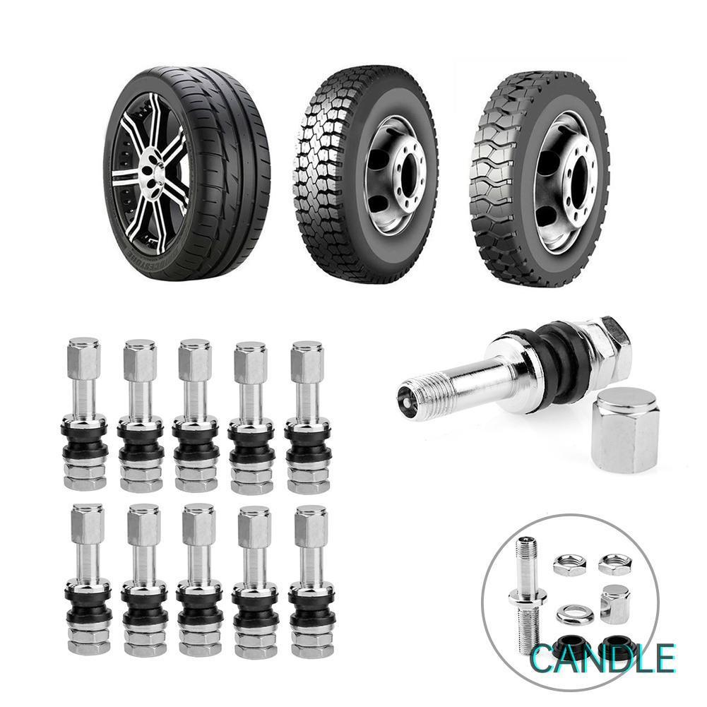 Bộ 10 Nắp Đậy Van Bánh Xe Ô Tô