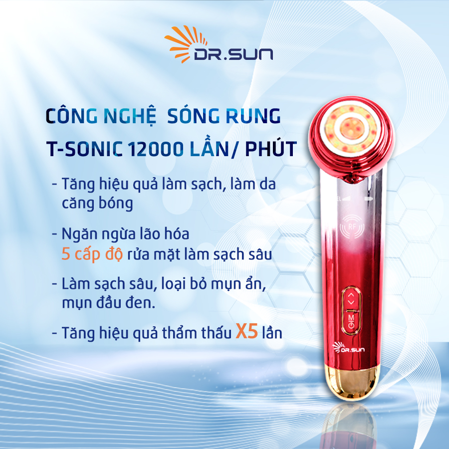 Máy nâng cơ &amp; trẻ hoá da Dr.Sun VENUS 5.0 - Hàng chính hãng