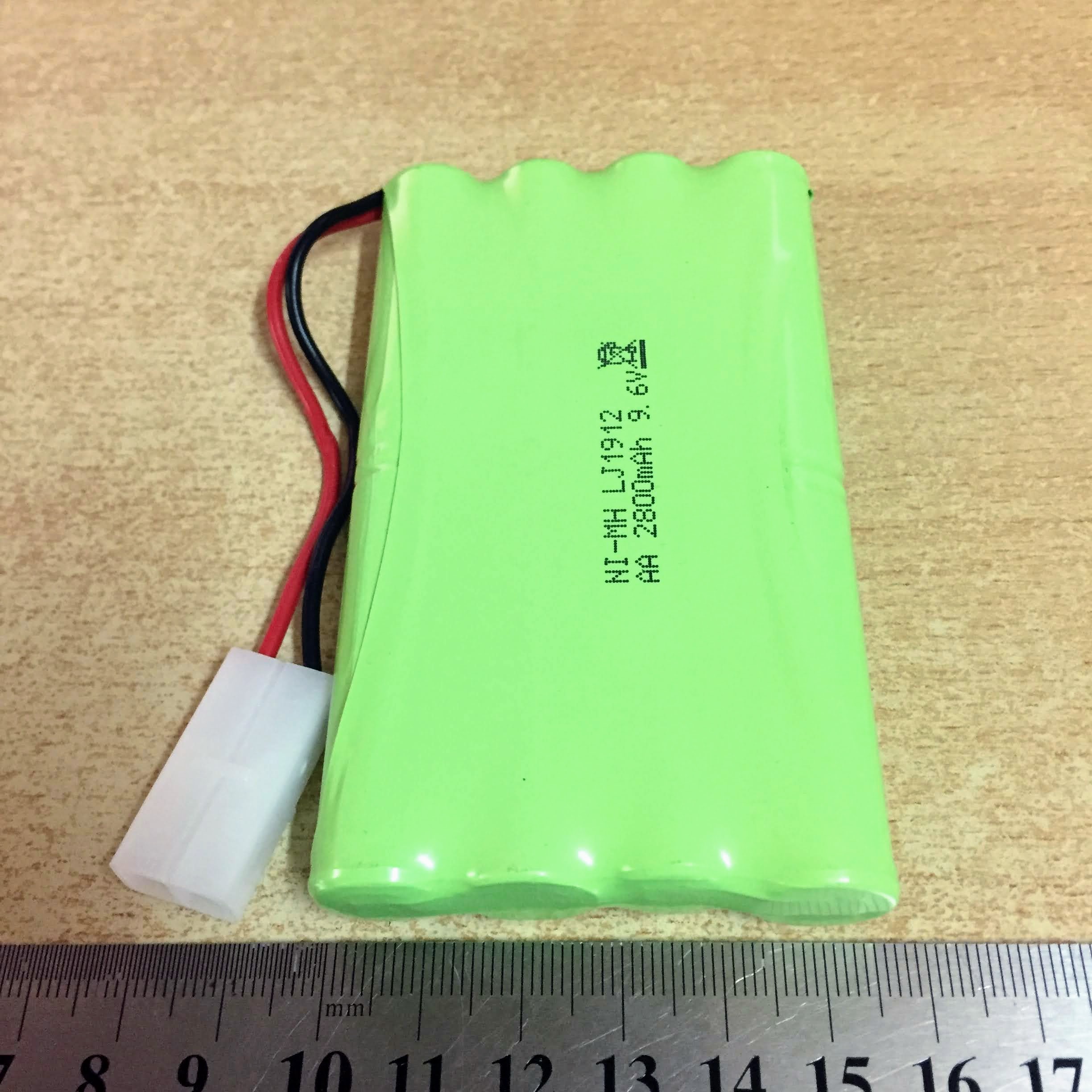 Pin sạc 9.6V dung lượng cao 2800mAh chân cắm Jack Ket 2P