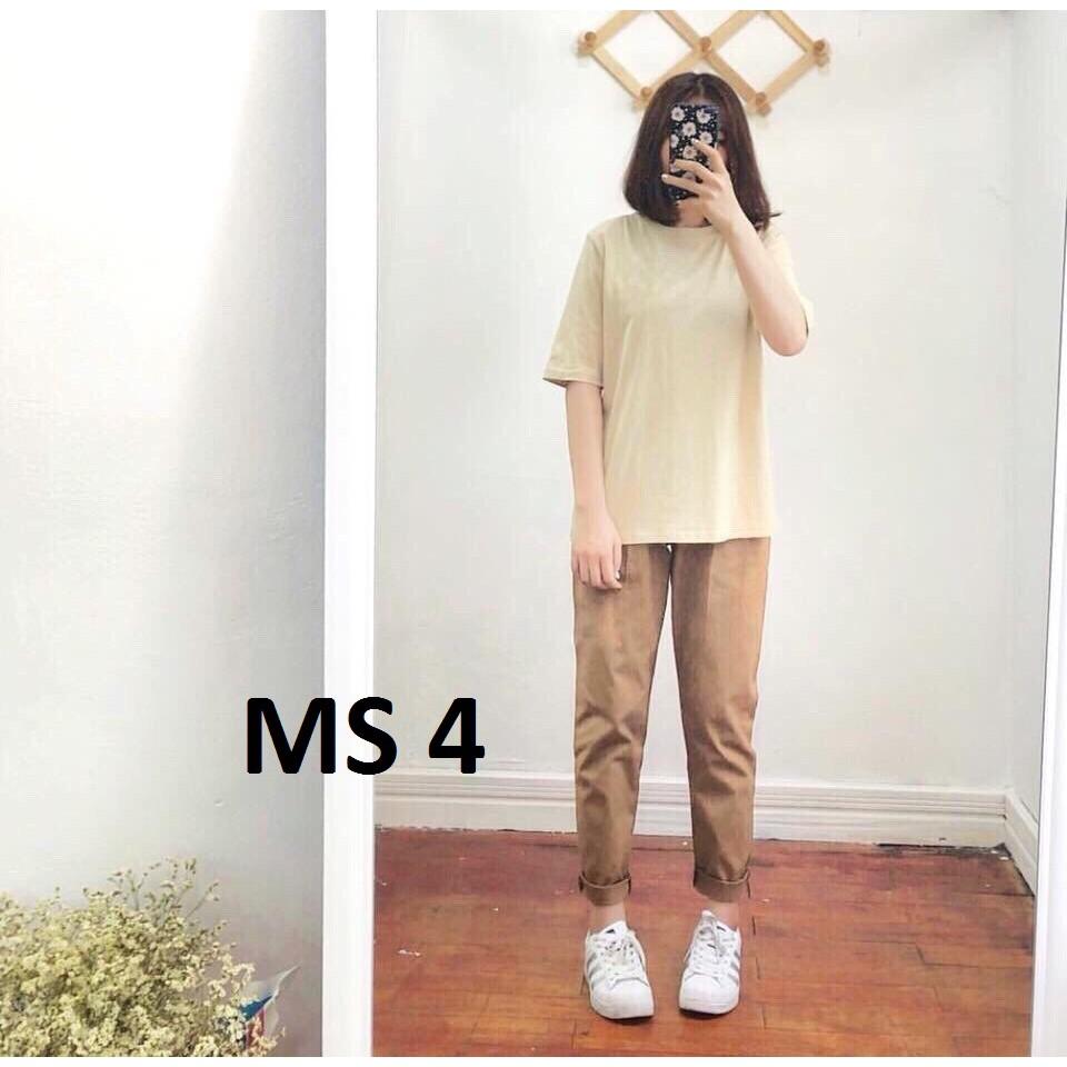QUẦN KAKI BASIC NAM NỮ - QUẦN CẶP KAKI TRƠN 