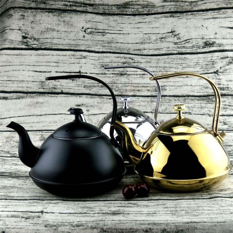 Stainless Steel Tea Kettle Teakettle Teapot 1.0L