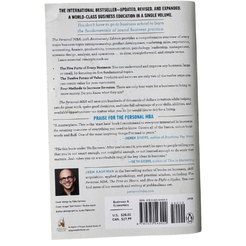 The Personal MBA – Tư Duy Kinh Doanh Cốt Lõi &amp; MBA Tự Học (Josh Kaufman)