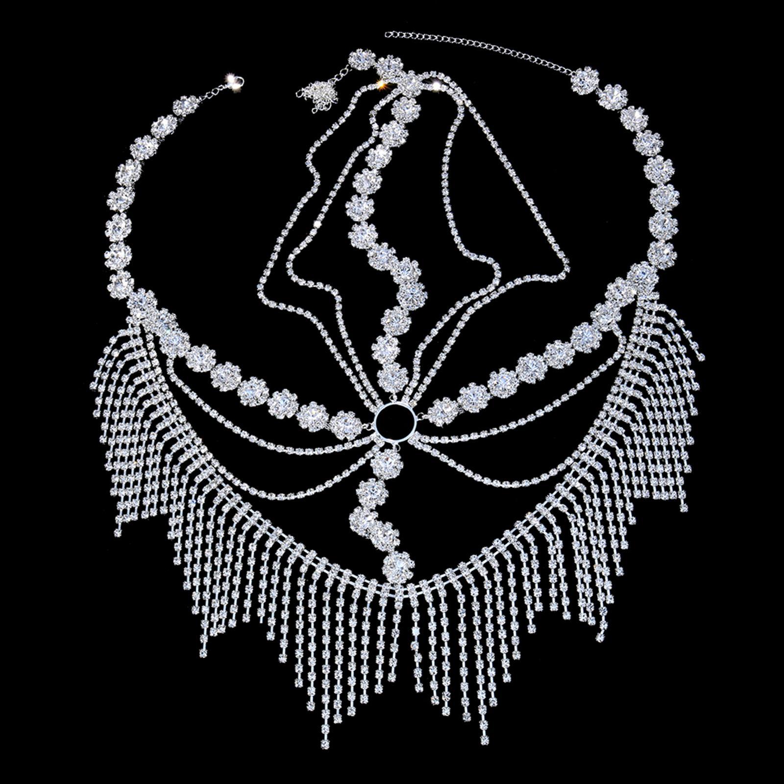 Chain Tassel  Rhinestone  for Nightclub