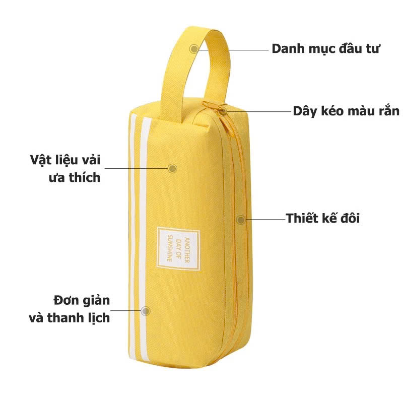 Túi lưới đựng đồ trong suốt đa năng có khóa kéo tiện dụng Túi đựng Bút Viết, Túi đựng Mỹ Phẩm, Túi đựng Đồ dùng cá nhân đi du lịch - Túi sức chứa lớn