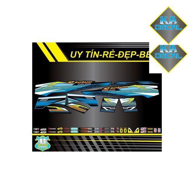 Tem rời Sirius xăng cơ V13 nhận đổi màu theo yêu cầu